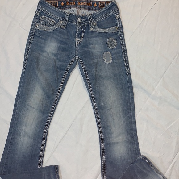 Rock Revival Women's Alanis Light Wash Boot Size 27 - Picture 9 of 9